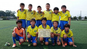 U11第三位:水戸サッカースポーツ少年団イエロー