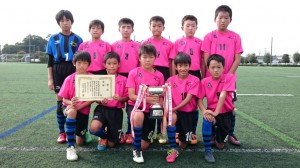 U12優勝:新荘常磐サッカースポーツ少年団