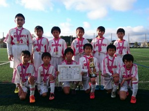 U10準優勝：笠原サッカースポーツ少年団