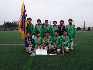 U11優勝：笠原サッカースポーツ少年団
