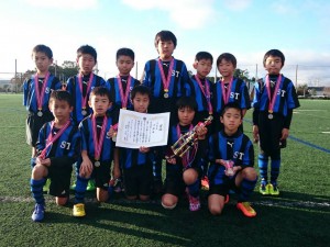 U9準優勝：新荘常磐サッカースポーツ少年団